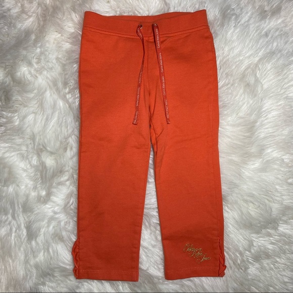 CALVIN KLEIN: Girls Sweatpants w/ gold embroidery - Picture 1 of 4